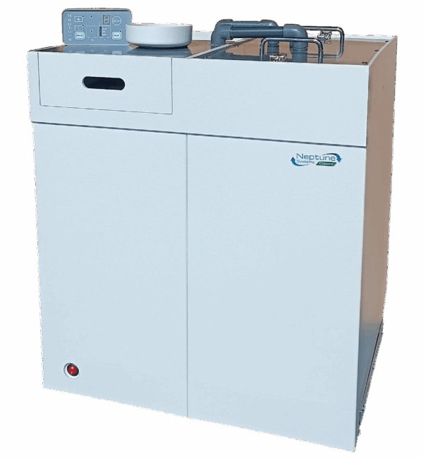 Bac de filtration Classic Neptune Systems – solution écologique pour opticiens, économie d’eau et compatibilité meuleuses.
